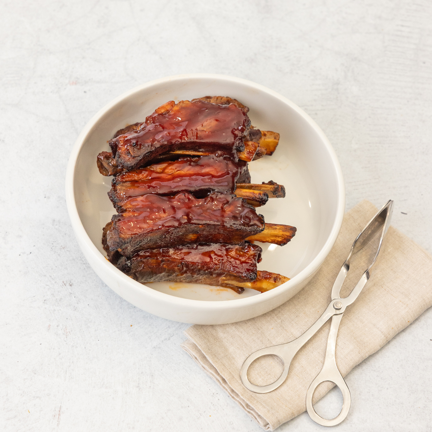 Sticky BBQ Pork Ribs (GF)