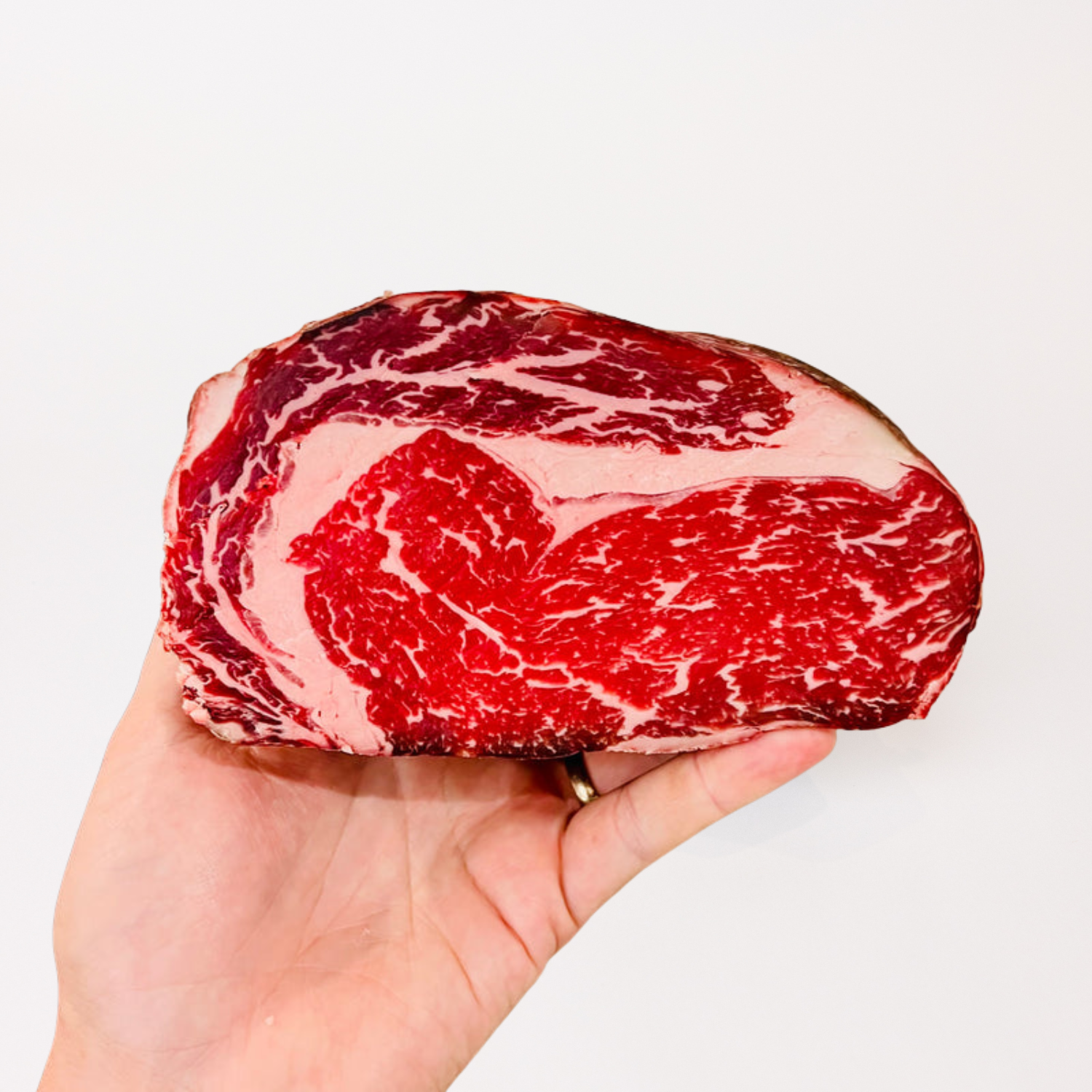 Pure Black Angus Scotch fillet steak MB5+