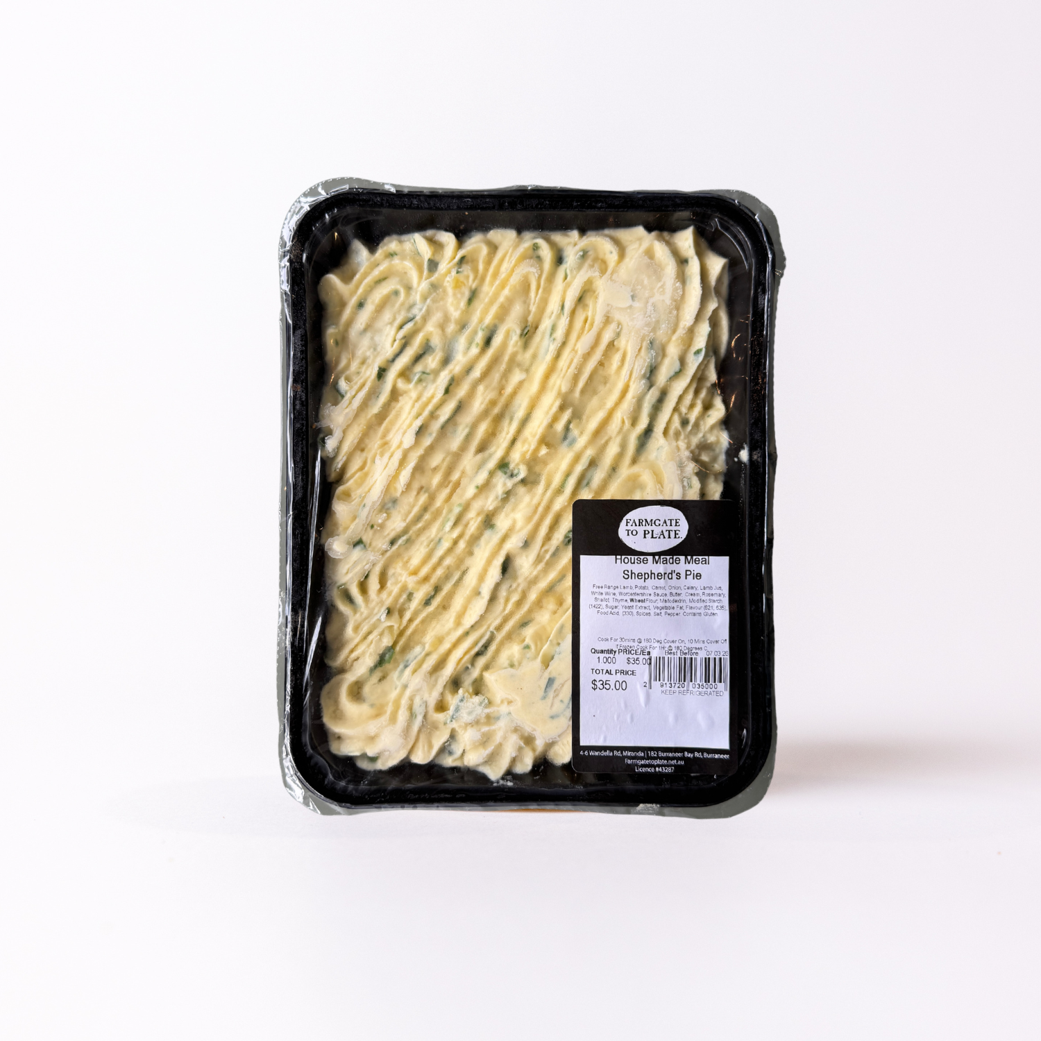 Shepard's Pie (Serves 3-4)