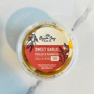 Byron Bay Olive co. Sweet Garlic - 210g